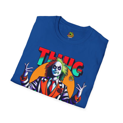 Shirt - Beetlejuice Shirt | Thug Life Halloween T-Shirt | Creepy Beetlejuice Graphic Tee - premium material. limited stock. Order yours now and stand out with this exclusive piece!