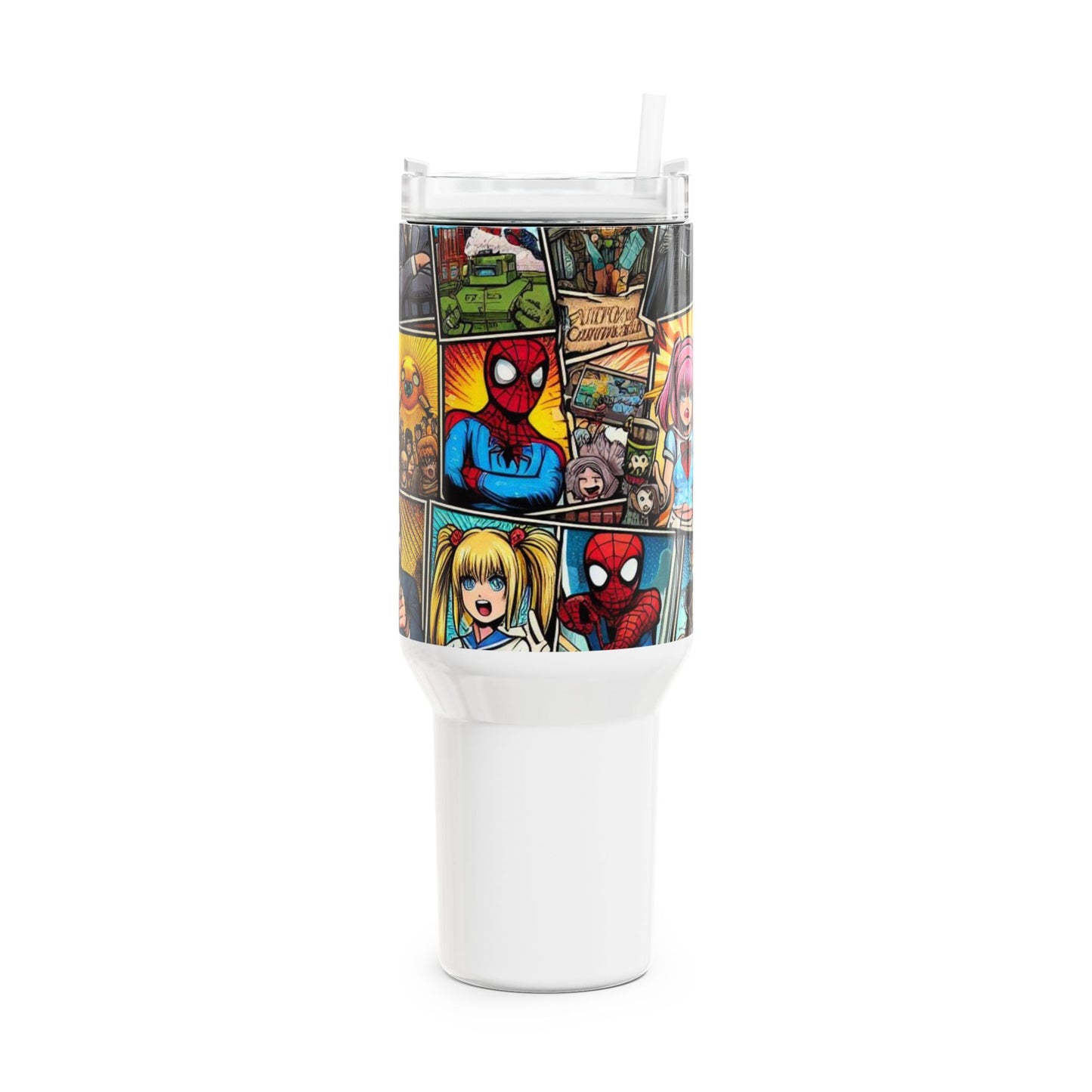 Stanley Tumbler | Colorful Geek Drinkware for Anime and Comics Fans | Cartoon Tumbler - High Quality Image