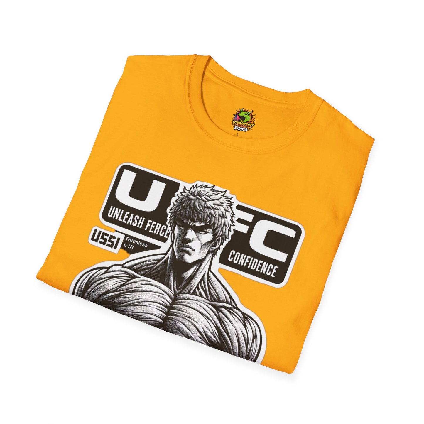 UFC T Shirt | Unleash Fierce Confidence | UFC Tee Inspired by Baki Anime T Shirt for Fitness Lovers