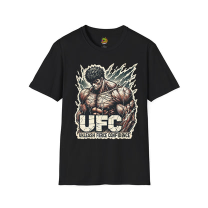 UFC T Shirt | Unleash Fierce Confidence | Motivational UFC Tee with Baki Anime Influence - High Quality Image