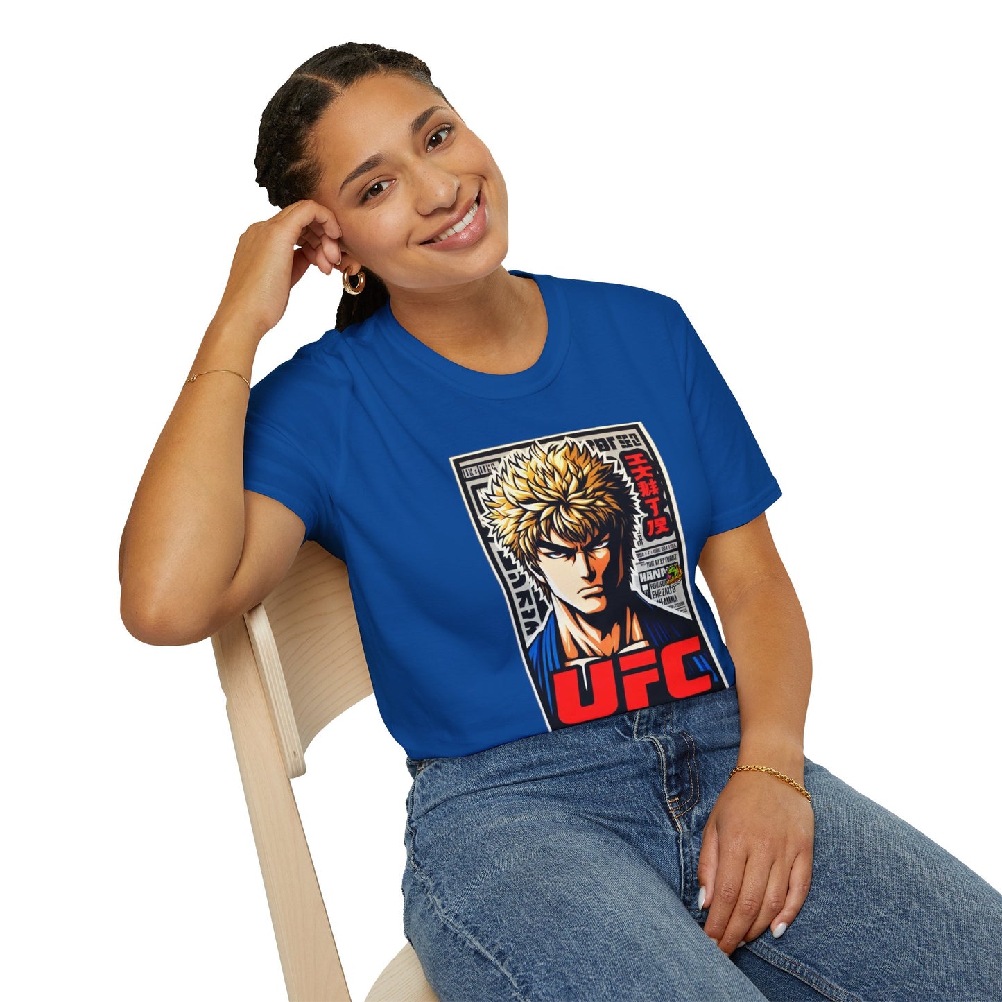 horror-themed apparel - UFC T Shirt | Unleash Fierce Confidence | UFC Tee for Gym Inspired by Baki - trending style. unique graphic tee featuring iconic horror characters. Order yours now and stand out with this exclusive piece!