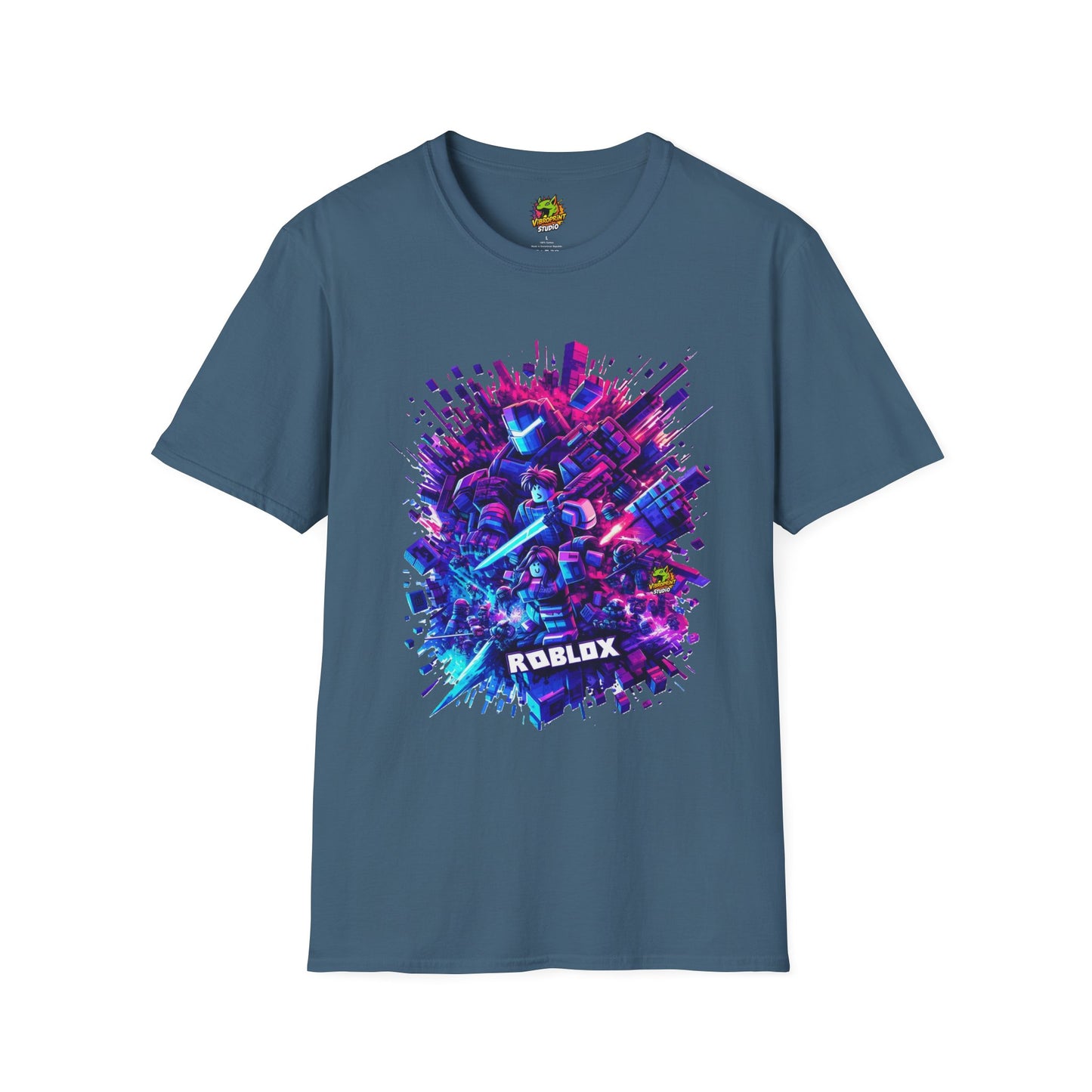 Blocky - Roblox T-Shirt - Blocky Universe - premium material. perfect gift idea. Order yours now and stand out with this exclusive piece!