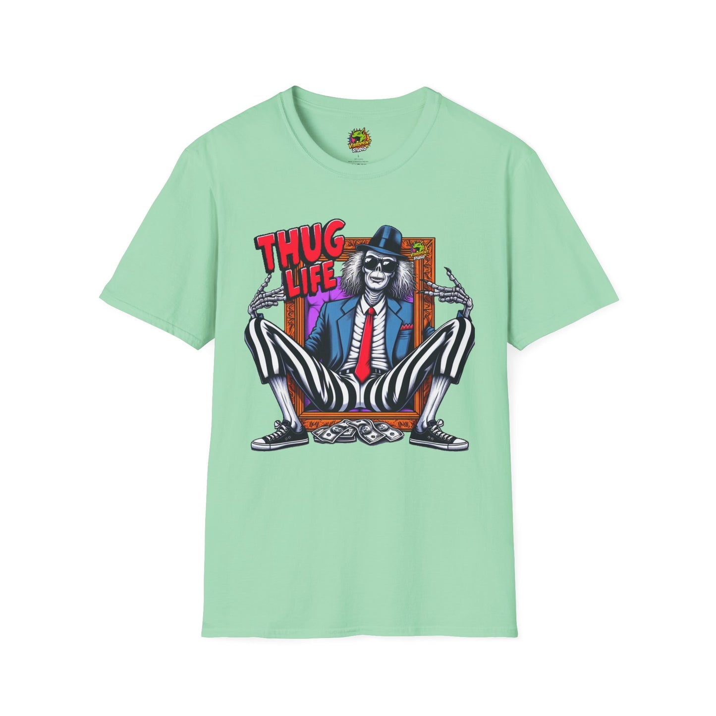 Tee - Beetlejuice Shirt | Thug Life Halloween Tee | Classic Beetlejuice T-Shirt for Fans - custom-made. perfect gift idea. Order yours now and stand out with this exclusive piece!