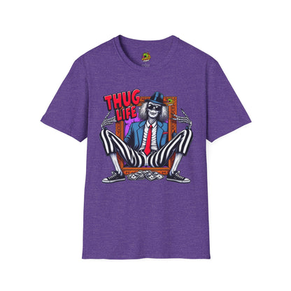 T-Shirt - Beetlejuice Shirt | Thug Life Halloween Tee | Classic Beetlejuice T-Shirt for Fans - custom-made. limited stock. Order yours now and stand out with this exclusive piece!