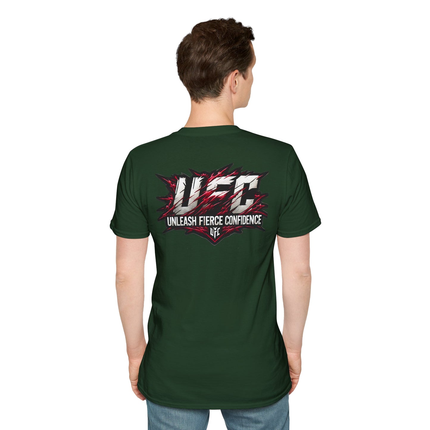 UFC T Shirt | Unleash Fierce Confidence | Motivational UFC Tee with Baki Anime T-Shirt design