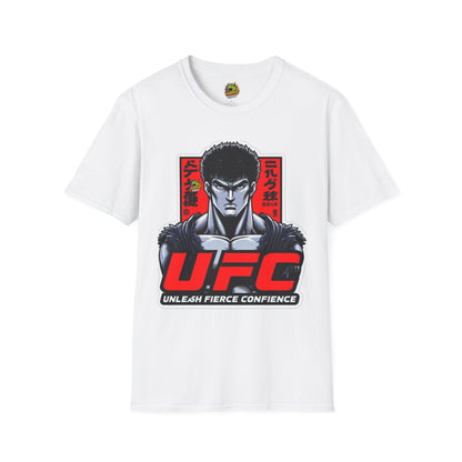 UFC - UFC T Shirt | Unleash Fierce Confidence | UFC Tee with Baki Anime Style - premium material. perfect gift idea. Order yours now and stand out with this exclusive piece!