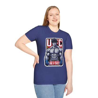 UFC T Shirt | Unleash Fierce Confidence | Motivational UFC Tee with Baki Anime Strength