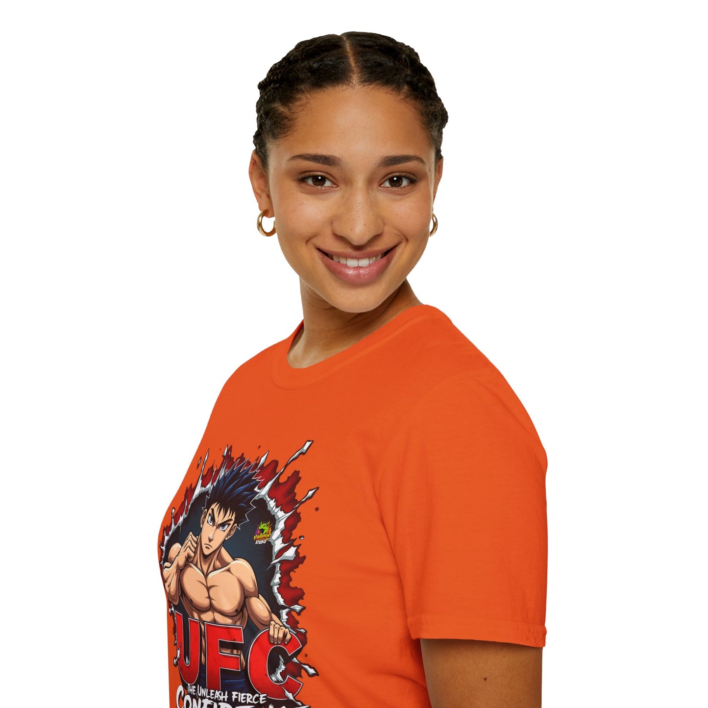 UFC T Shirt | Unleash Fierce Confidence | UFC Tee Inspired by Baki Anime for Fitness Enthusiasts