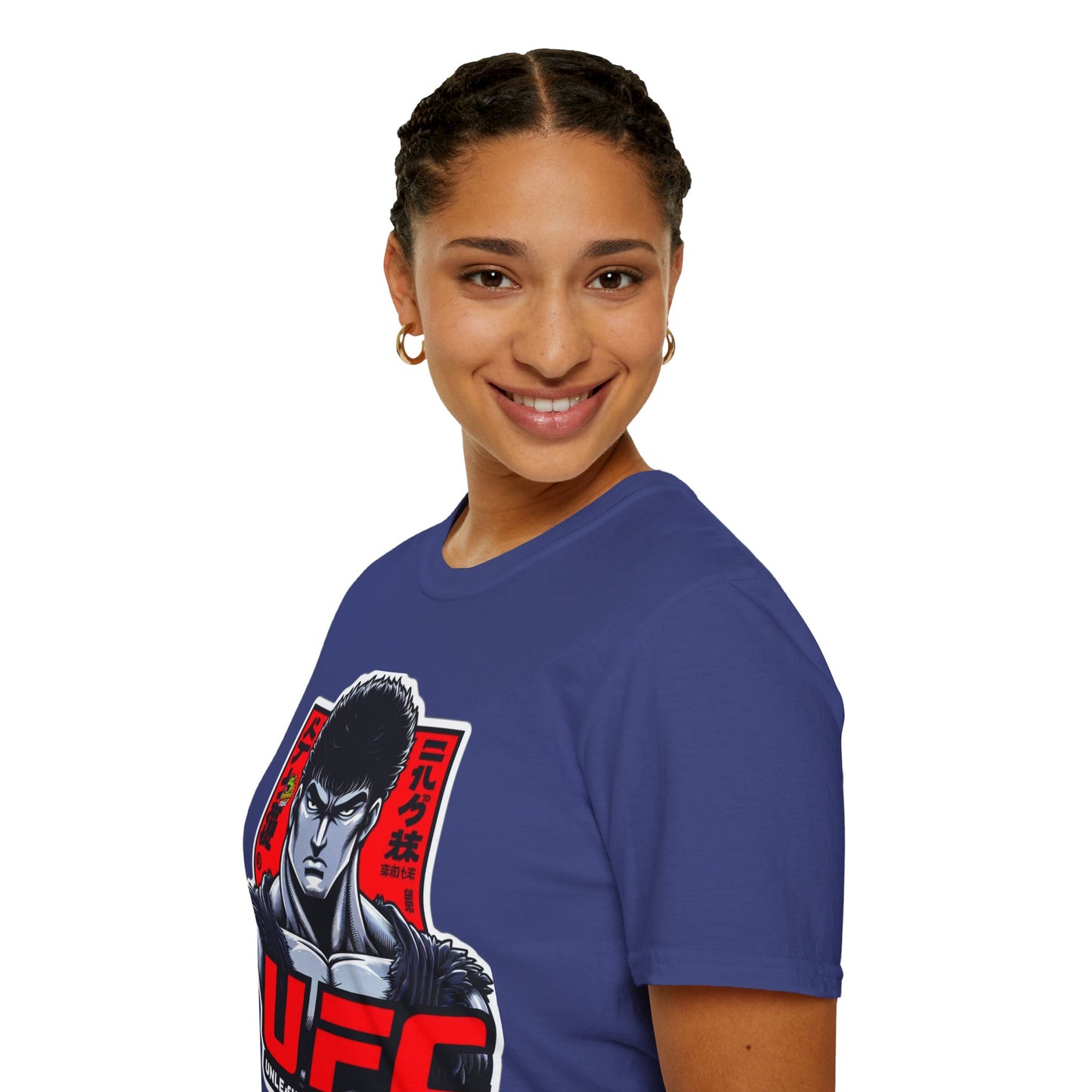 UFC T Shirt | Unleash Fierce Confidence | UFC Tee with Baki Anime Style