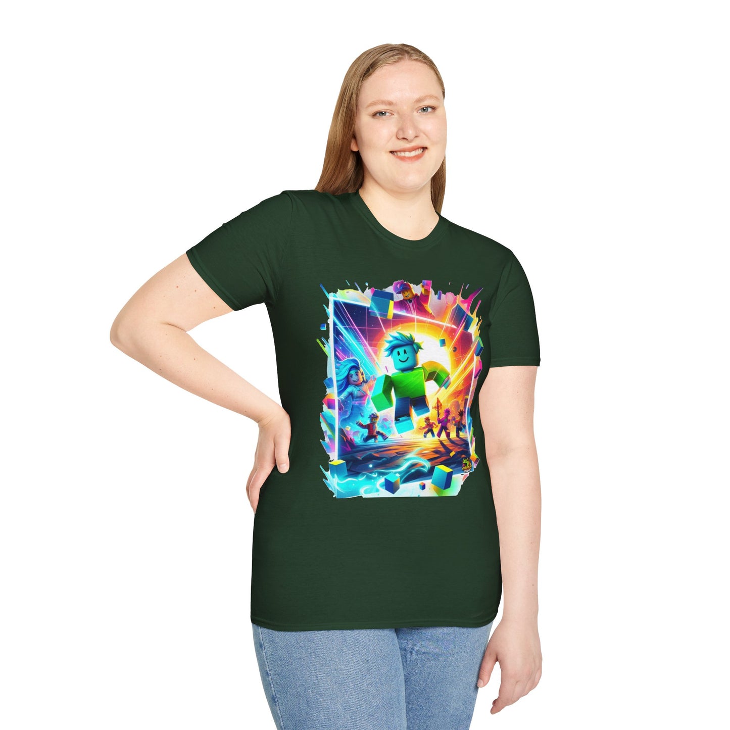 Roblox Avatar T-Shirt for Kids | Unique Roblox Graphic Tee | Roblox Gaming Merch | Cool Gift for Roblox Fans