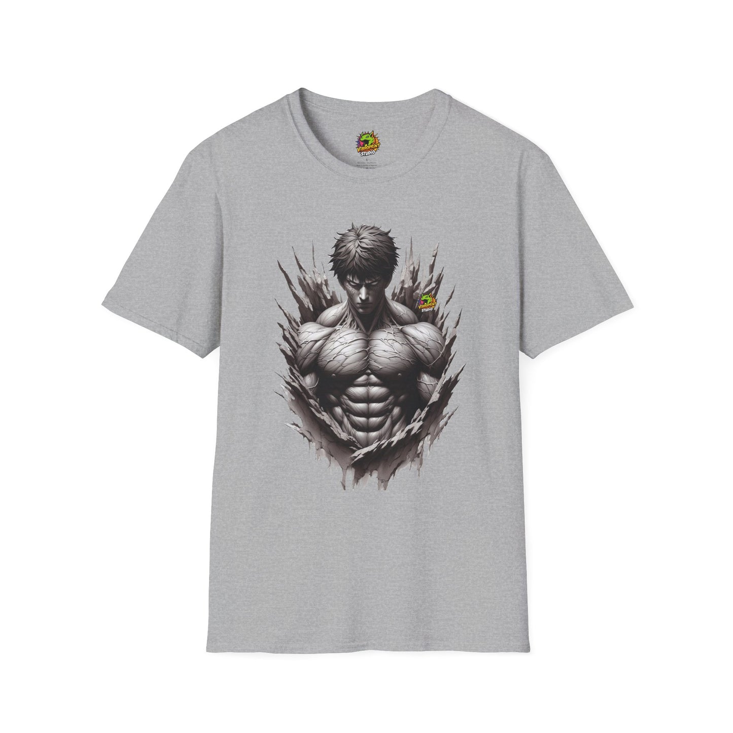 UFC - UFC T Shirt | Unleash Fierce Confidence | Motivational UFC Tee with Baki Anime Strength - premium material. limited stock. Order yours now and stand out with this exclusive piece!