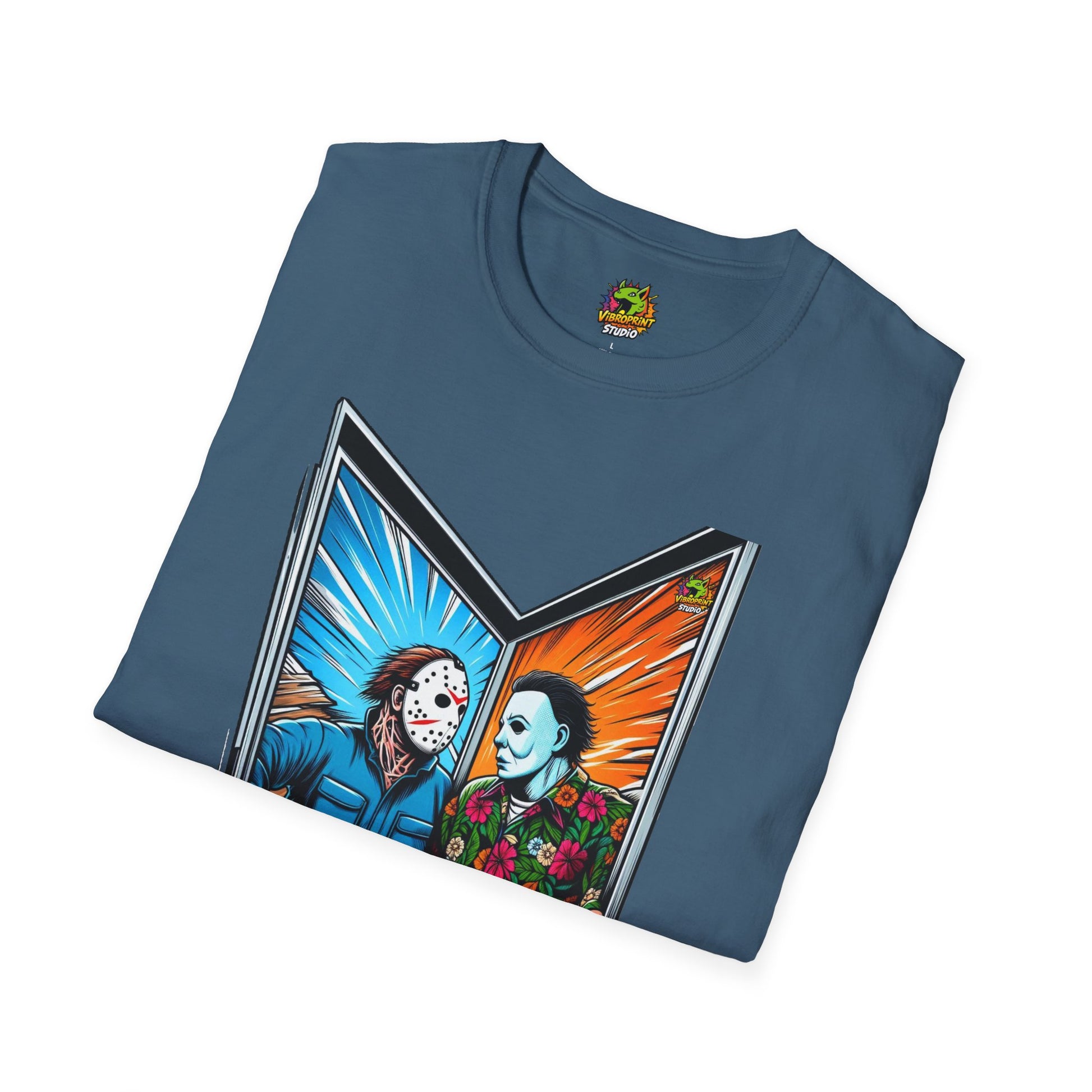 Michael Myers inspired design - Funny Michael Myers Shirt | Jason Voorhees and Michael Halloween Tee - spooky season. limited edition vintage horror design. Order yours now and stand out with this exclusive piece!