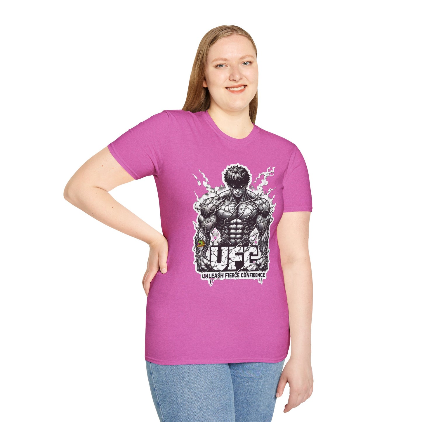 UFC T Shirt | Unleash Fierce Confidence | UFC Tee with Baki Anime Inspiration for Athletes