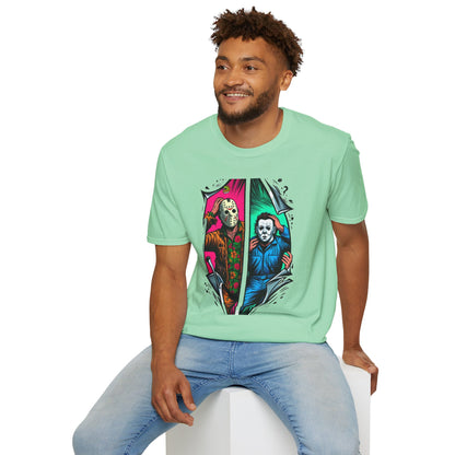 Michael Myers Vintage Shirt | Jason Voorhees Funny Picnic Scene Tee