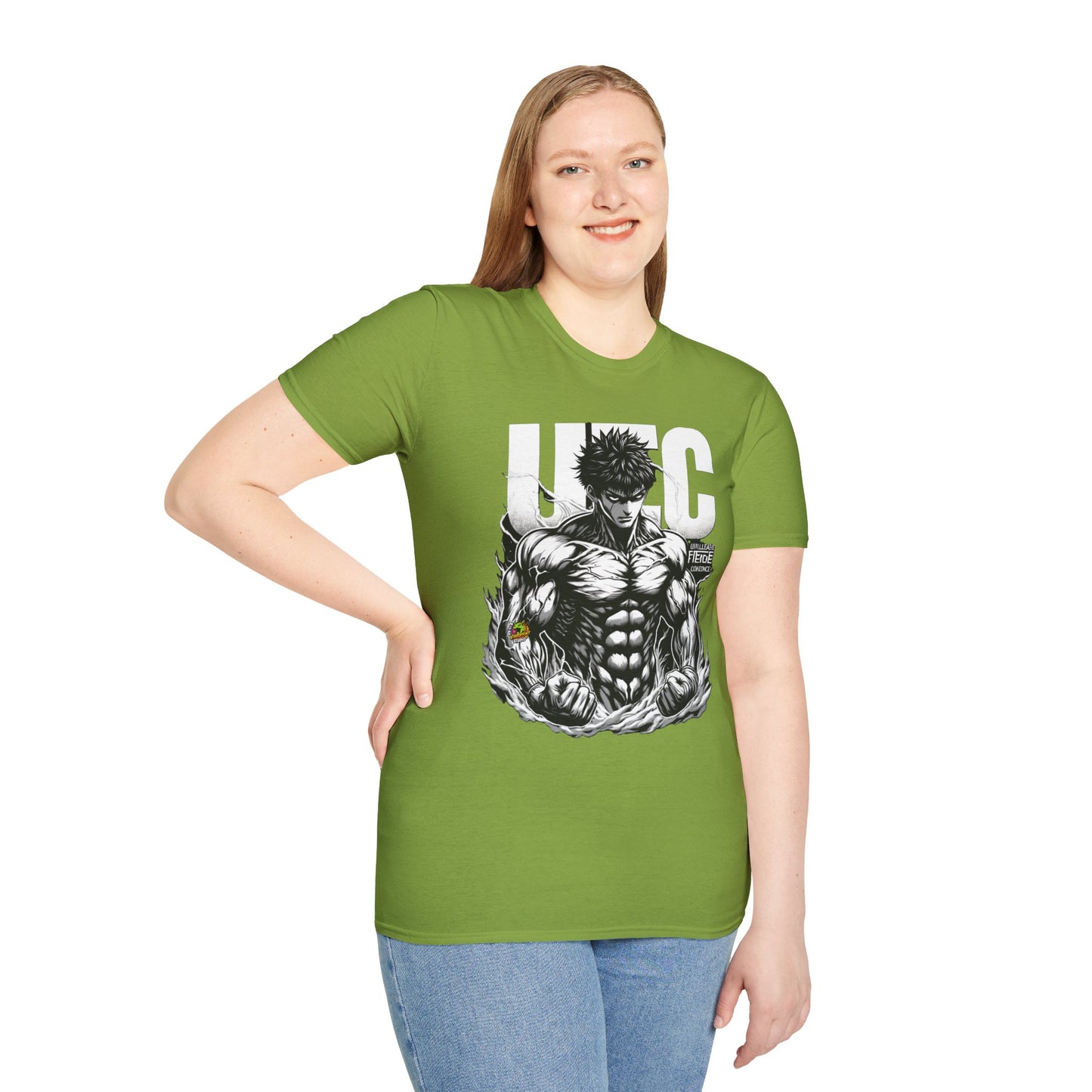 UFC T Shirt | Unleash Fierce Confidence | UFC Tee for Fitness and Baki Anime Fans