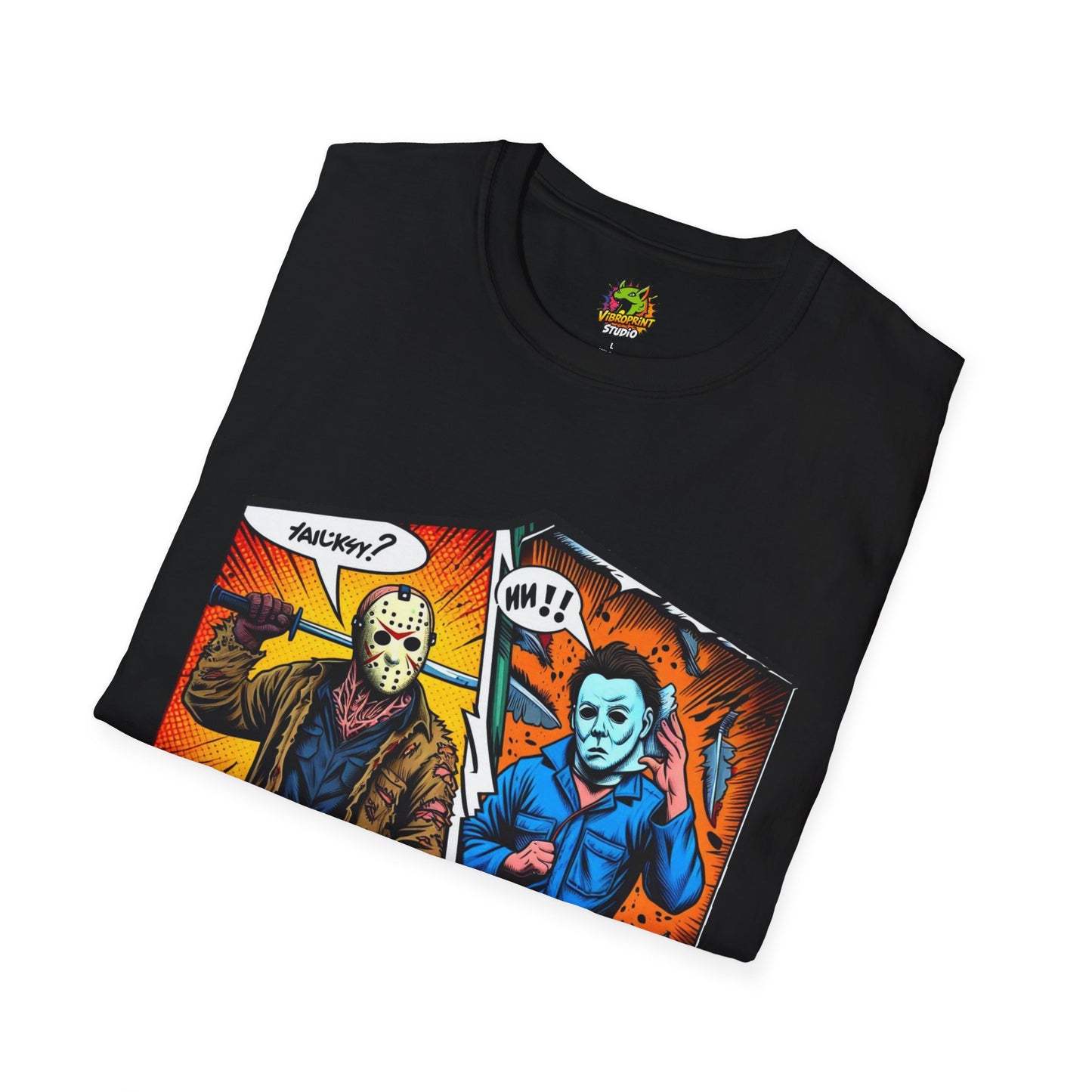 Tee - Michael Myers Vintage Shirt | Jason Voorhees Funny Halloween Tee - premium material. limited stock. Order yours now and stand out with this exclusive piece!