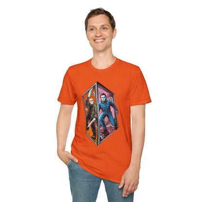 Jason & Michael Myers Funny Halloween Shirt | Vintage Horror Tee