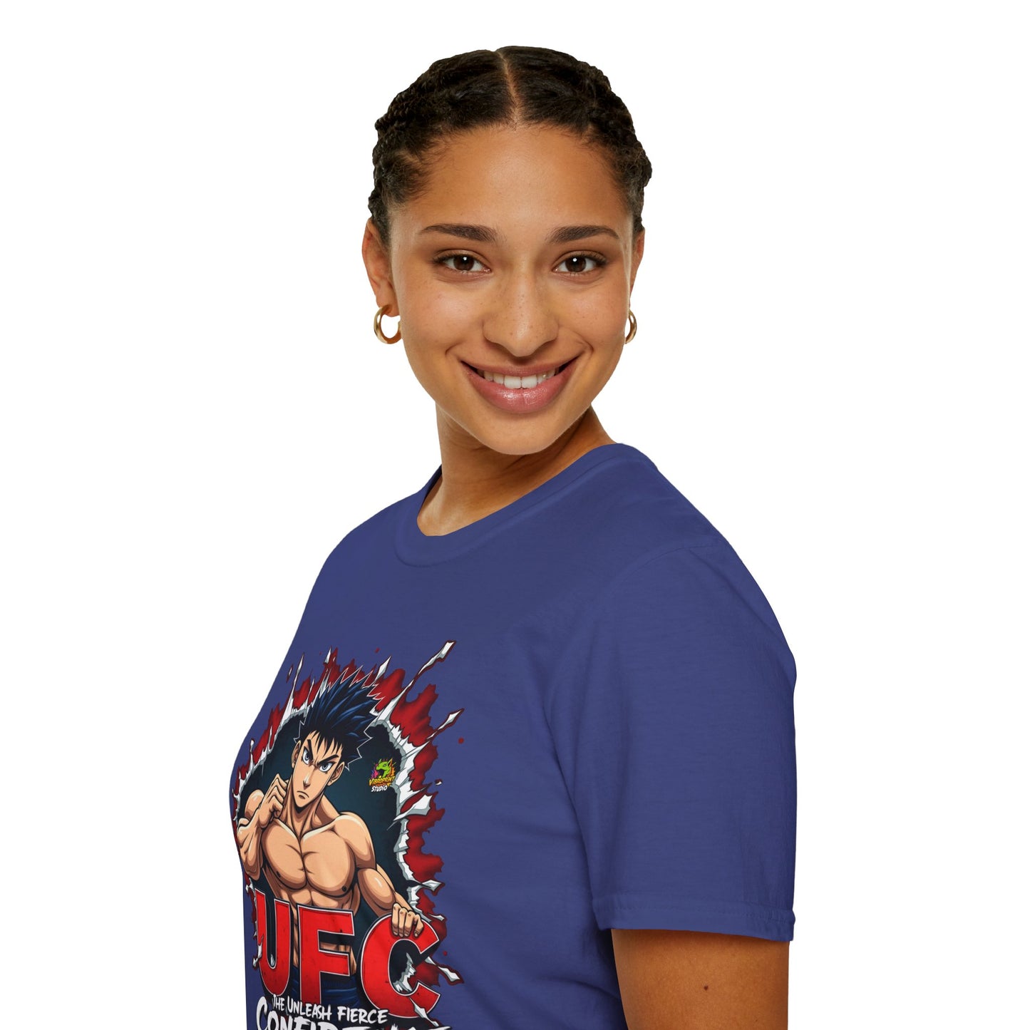 UFC T Shirt | Unleash Fierce Confidence | UFC Tee Inspired by Baki Anime for Fitness Enthusiasts