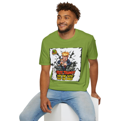 They're Eating the Dogs Tee | Trump Election Satire T-Shirt | Funny Meme Graphic Tee