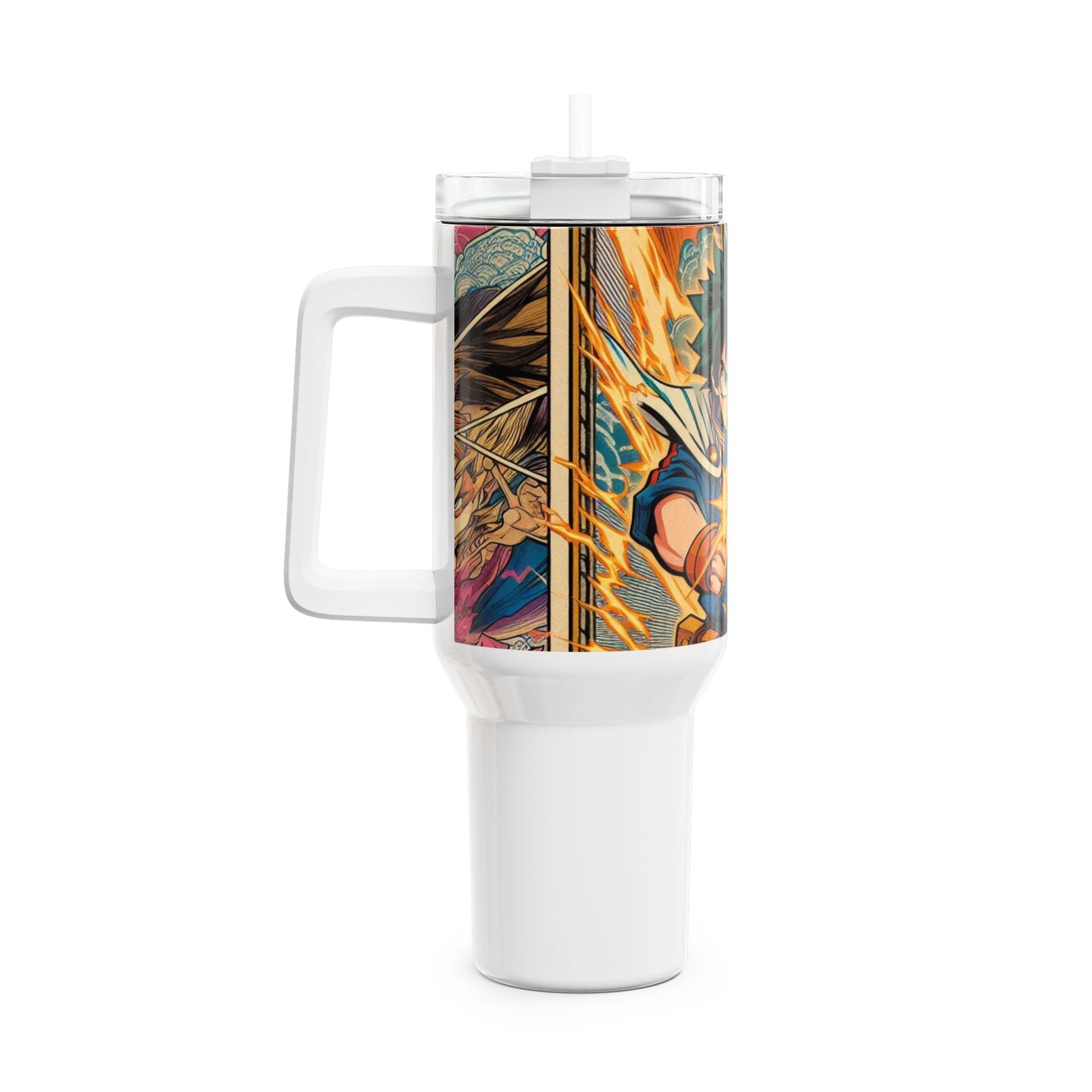 Tumbler - Stanley Tumbler | Comics and Anime Geek Drinkware for Gamers | Colorful Cartoon Tumbler - custom-made. perfect gift idea. Order yours now and stand out with this exclusive piece!