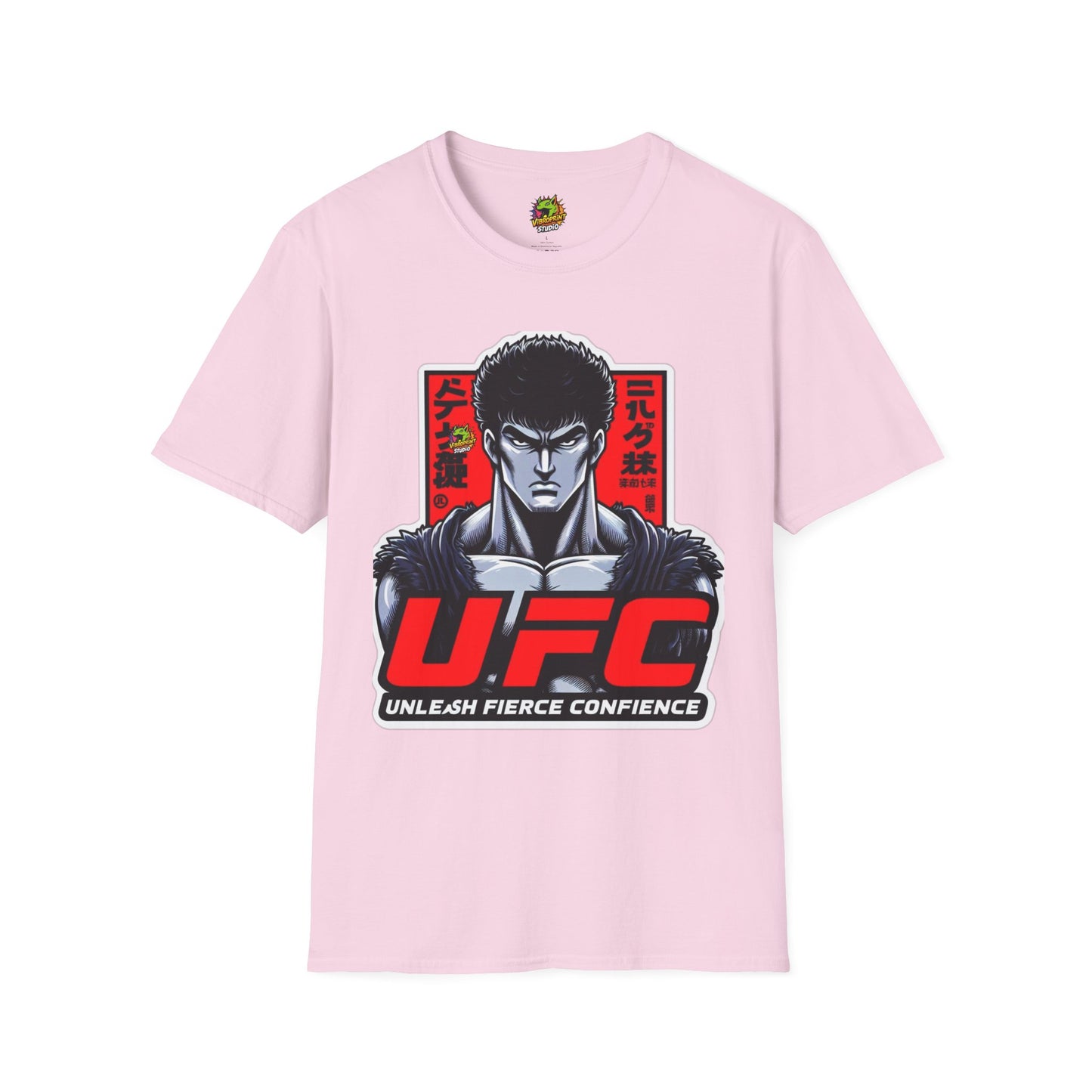 T - UFC T Shirt | Unleash Fierce Confidence | UFC Tee with Baki Anime Style - premium material. limited stock. Order yours now and stand out with this exclusive piece!