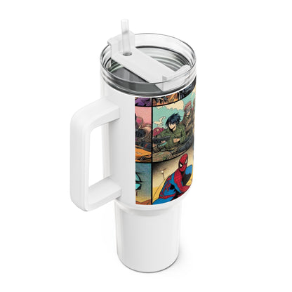 Cartoon - Stanley Tumbler | Geeky Anime and Comics Tumbler | Colorful Cartoon Drinkware for Gamers - custom-made. perfect gift idea. Order yours now and stand out with this exclusive piece!