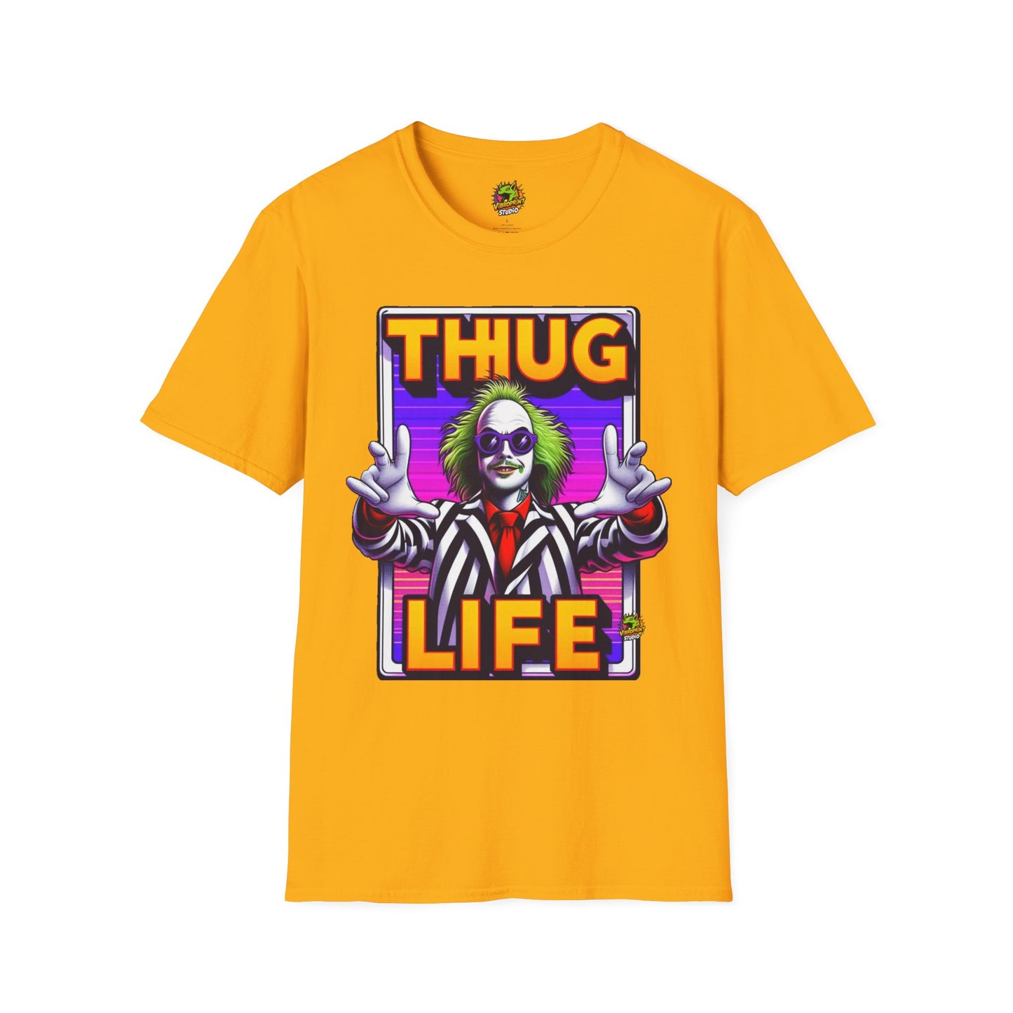 Beetlejuice - Beetlejuice Shirt | Funny Thug Life Halloween Tee | Classic Beetlejuice Graphic T-Shirt - premium material. limited stock. Order yours now and stand out with this exclusive piece!