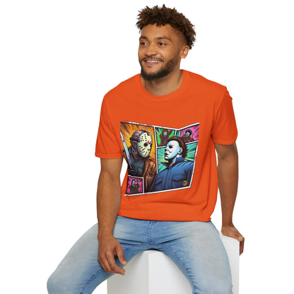 Jason Voorhees & Michael Myers Shirt | Funny Vintage Halloween Tee