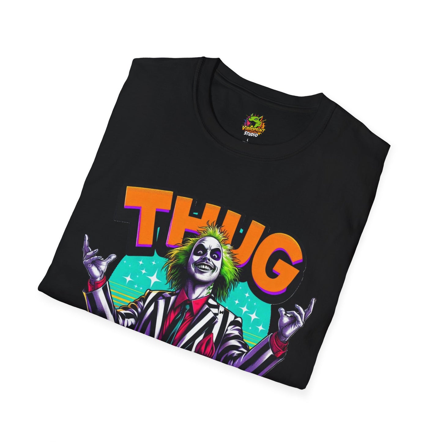 Halloween - Beetlejuice Shirt | Spooky Thug Life Tee | Halloween Beetlejuice Graphic Shirt Women - premium material. perfect gift idea. Order yours now and stand out with this exclusive piece!