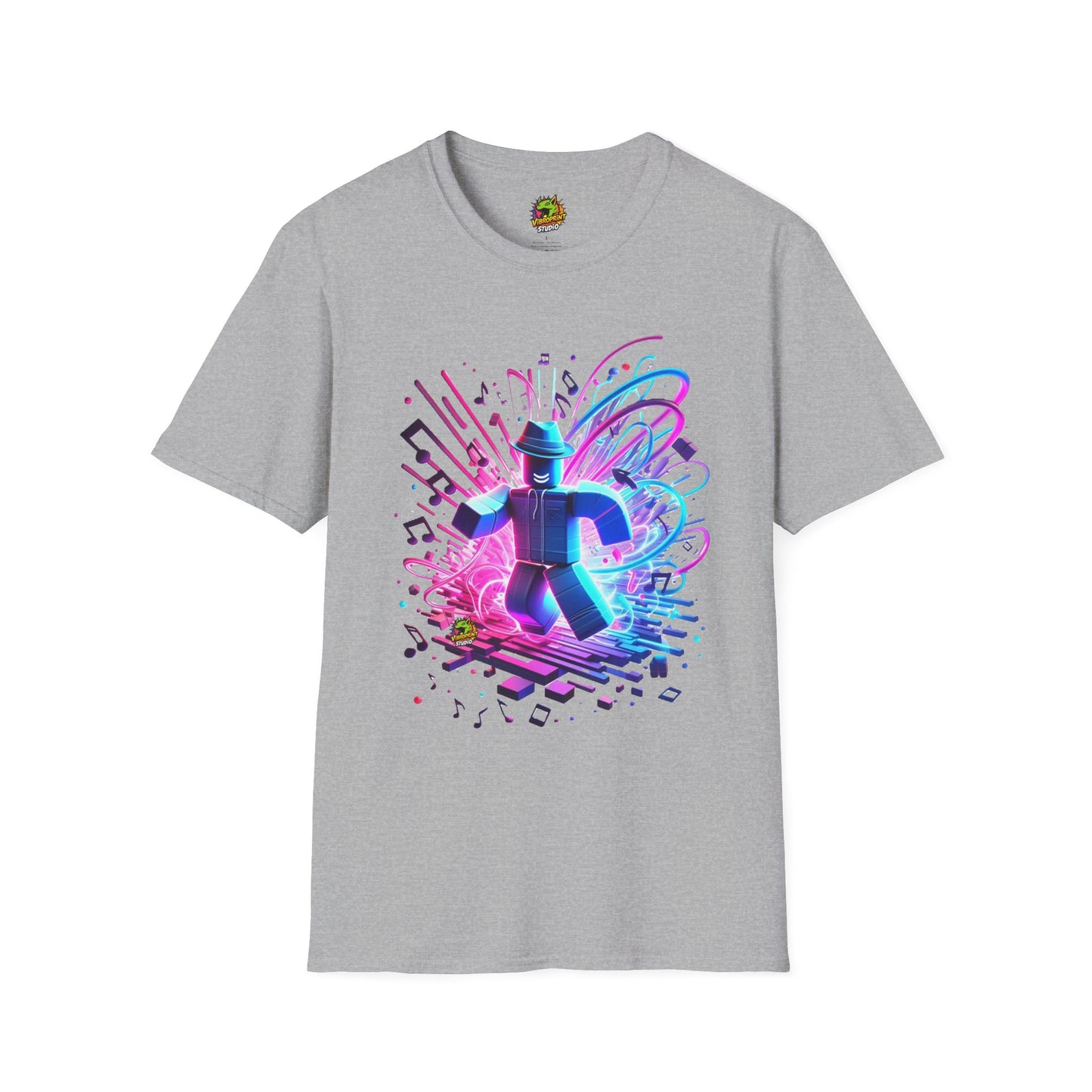 T-Shirt - Roblox T-Shirt - Neon Block Party - custom-made. limited stock. Order yours now and stand out with this exclusive piece!