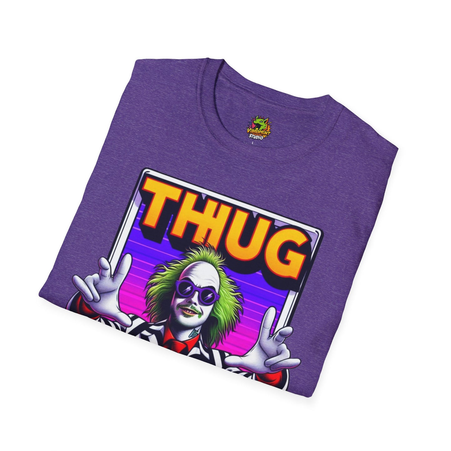 | - Beetlejuice Shirt | Funny Thug Life Halloween Tee | Classic Beetlejuice Graphic T-Shirt - custom-made. limited stock. Order yours now and stand out with this exclusive piece!