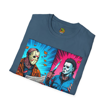 Michael Myers Vintage Tee | Jason Voorhees Funny Halloween Picnic Shirt