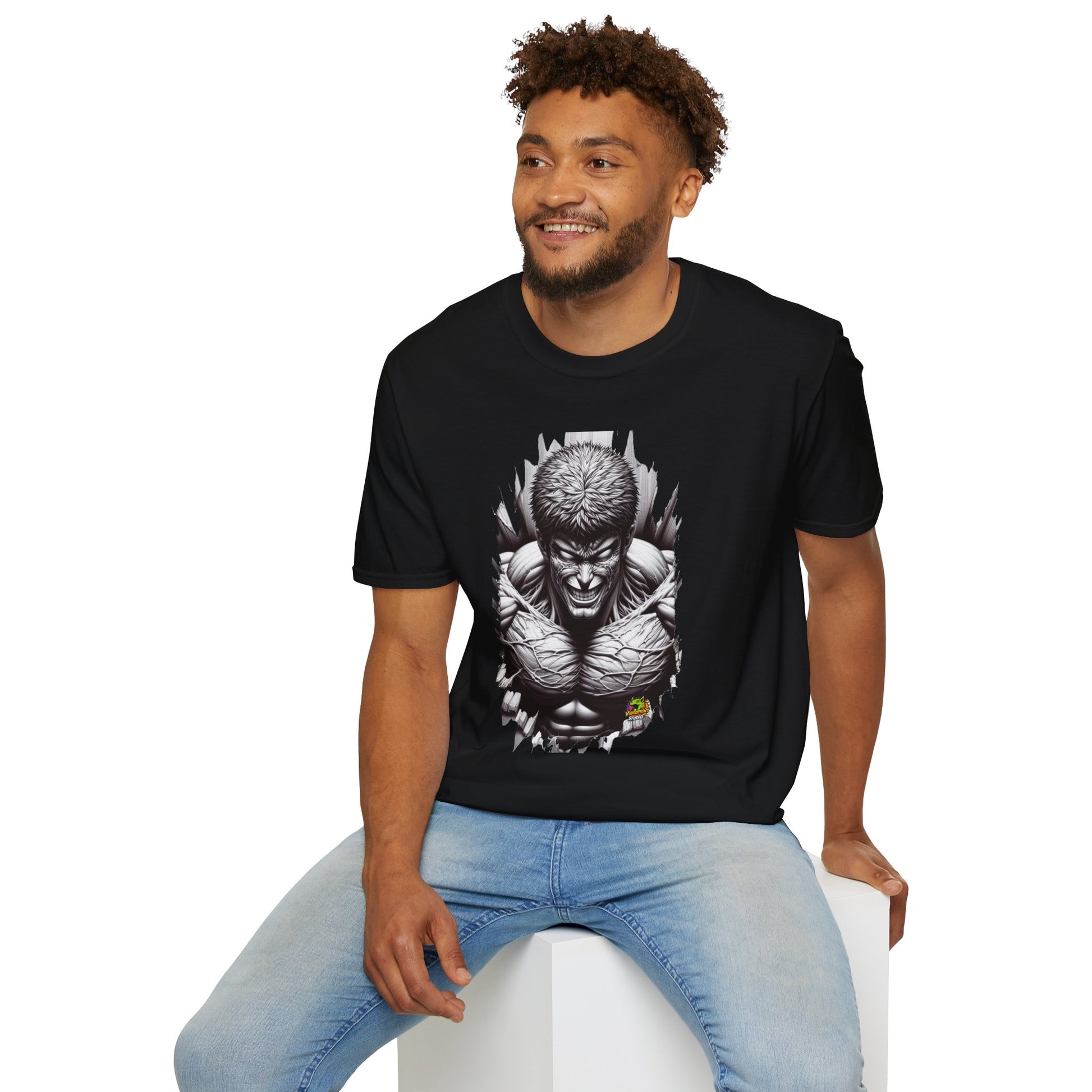 Confidence - UFC T Shirt | Unleash Fierce Confidence | UFC Tee with Baki Anime Power for Fitness Lovers - premium material. limited stock. Order yours now and stand out with this exclusive piece!