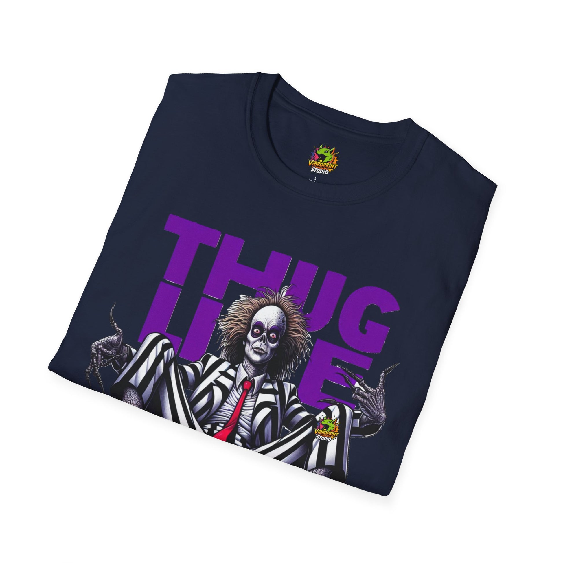 for - Beetlejuice Shirt | Thug Life Halloween Tee | Classic Beetlejuice Graphic T-Shirt for Fans - custom-made. limited stock. Order yours now and stand out with this exclusive piece!