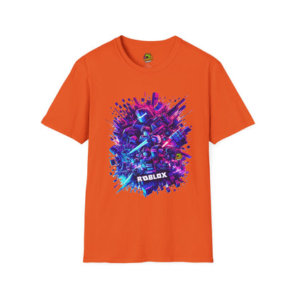 T-Shirt - Roblox T-Shirt - Blocky Universe - premium material. perfect gift idea. Order yours now and stand out with this exclusive piece!