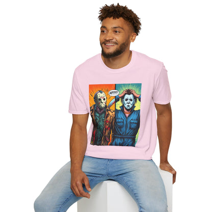 Jason Voorhees & Michael Myers Shirt | Funny Halloween Picnic Tee