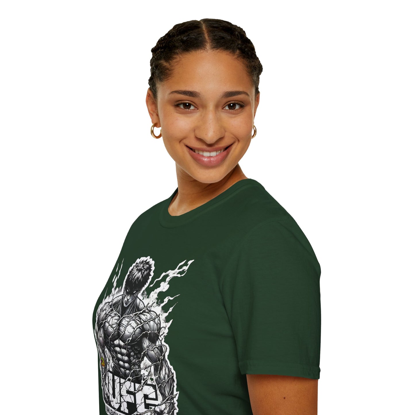 UFC T Shirt | Unleash Fierce Confidence | UFC Tee with Baki Anime Inspiration for Athletes