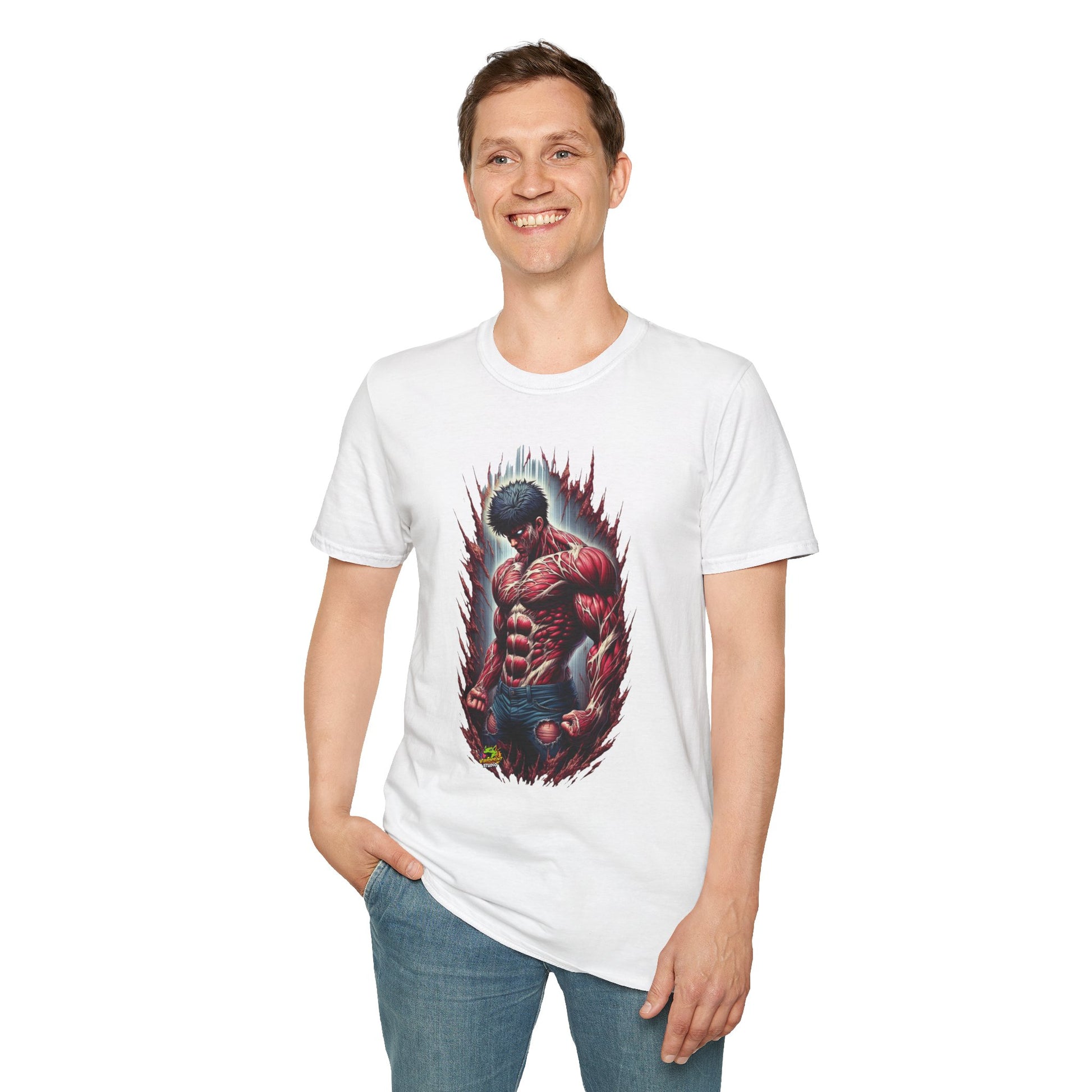 Lovers - UFC T Shirt | Unleash Fierce Confidence | UFC Tee with Baki Anime Influence for Gym Lovers - custom-made. perfect gift idea. Order yours now and stand out with this exclusive piece!