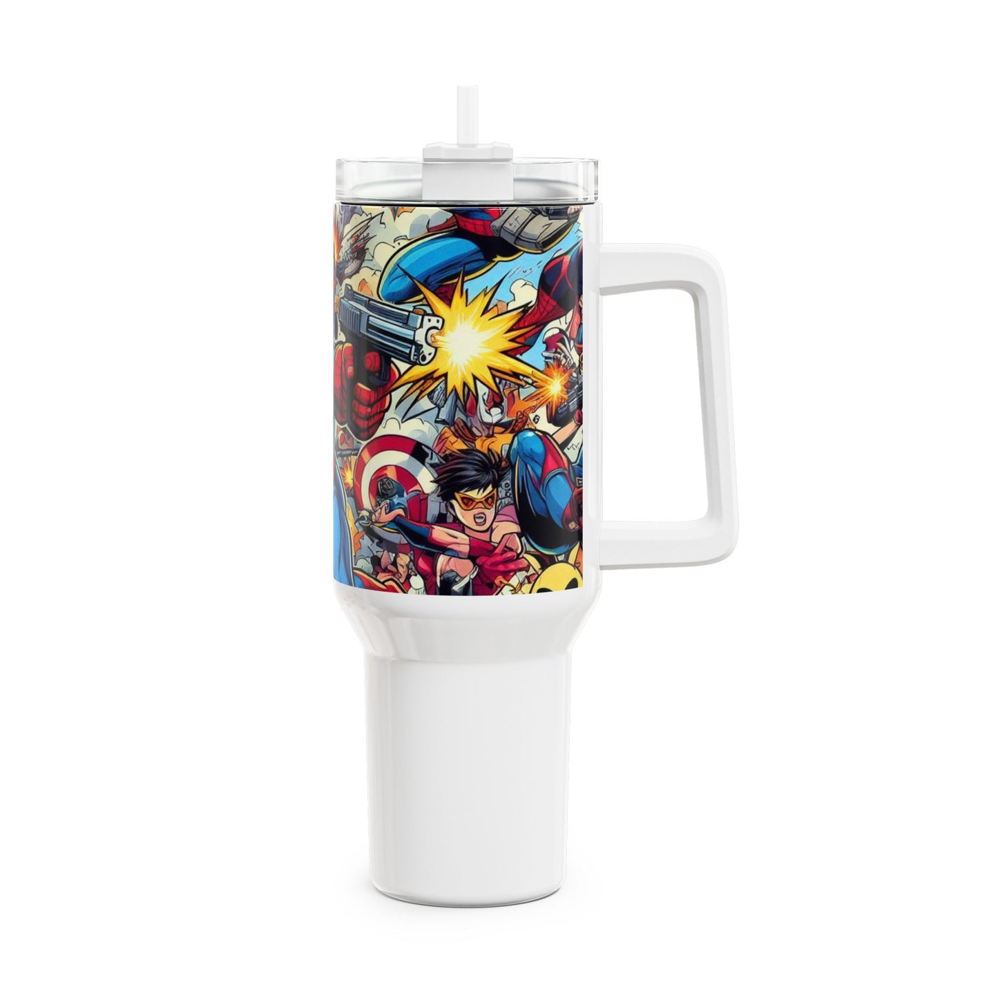 Tumbler - Stanley Tumbler | Anime and Geek Drinkware for Gamers | Colorful Cartoon Tumbler - custom-made. limited stock. Order yours now and stand out with this exclusive piece!