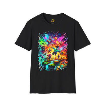 Roblox Player T-Shirt for Kids | Roblox Clothing for Boys & Girls | Cool Roblox Graphic Tee | Roblox Merch Gift - High Quality Image