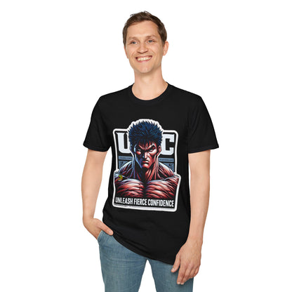 Baki - UFC T Shirt | Unleash Fierce Confidence | UFC Tee with Baki Anime Strength - premium material. perfect gift idea. Order yours now and stand out with this exclusive piece!