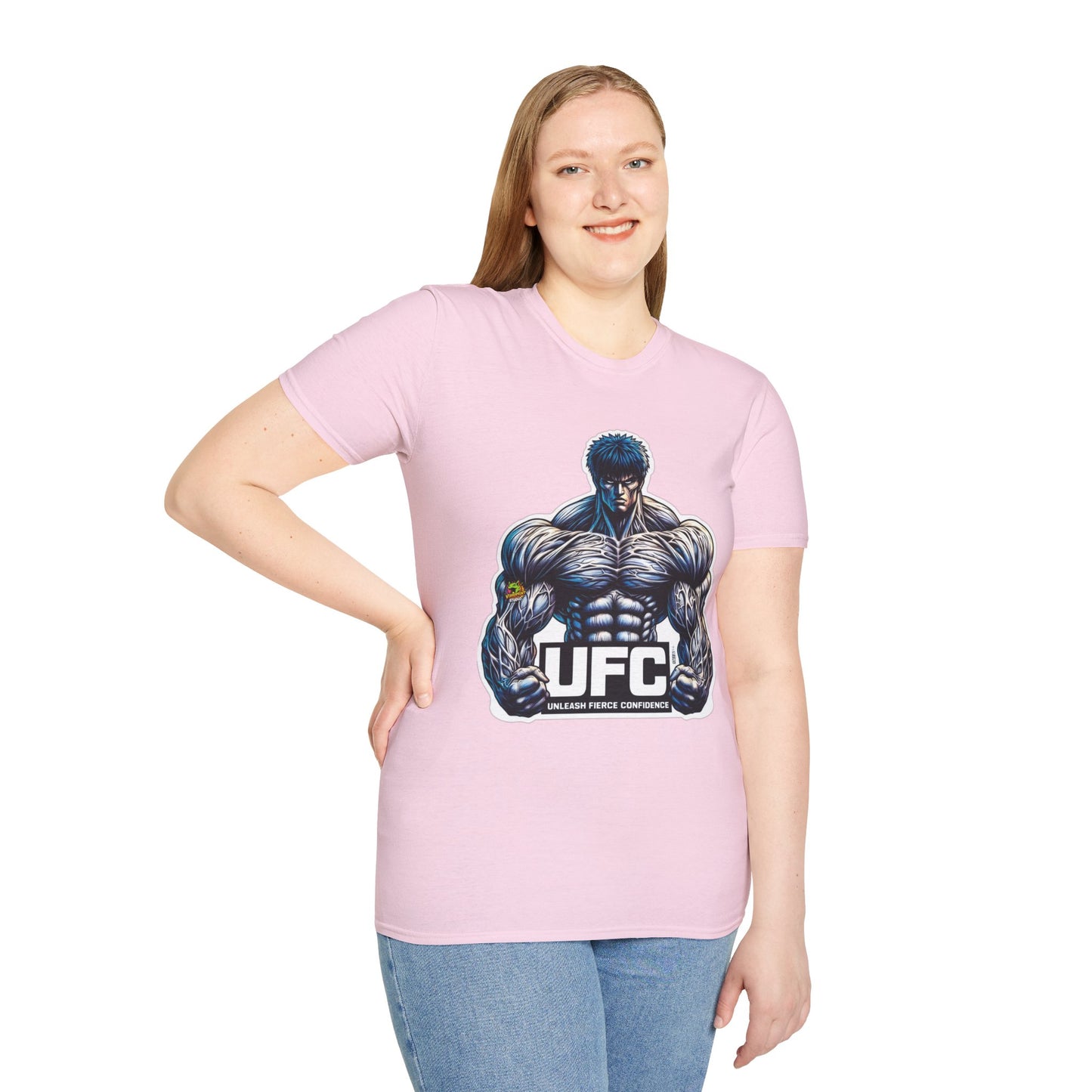 UFC T Shirt | Unleash Fierce Confidence | Motivational UFC Tee with Baki Anime Inspiration for Gym