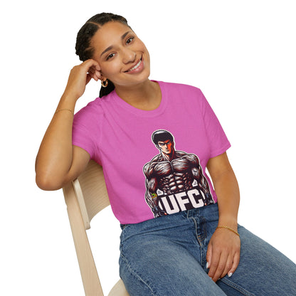 UFC T Shirt | Unleash Fierce Confidence | UFC Tee with Baki Anime Inspiration for Athletes