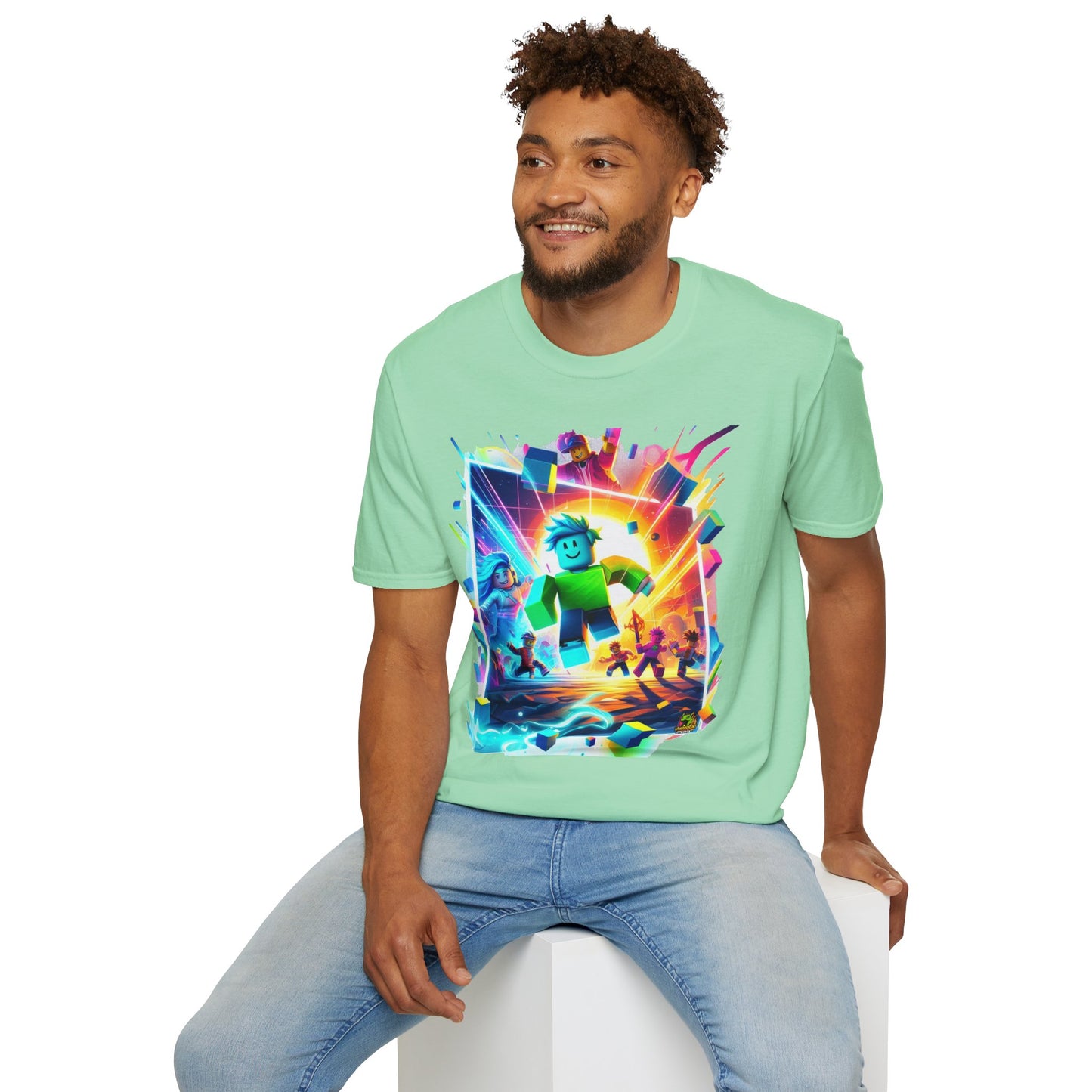 Roblox Avatar T-Shirt for Kids | Unique Roblox Graphic Tee | Roblox Gaming Merch | Cool Gift for Roblox Fans