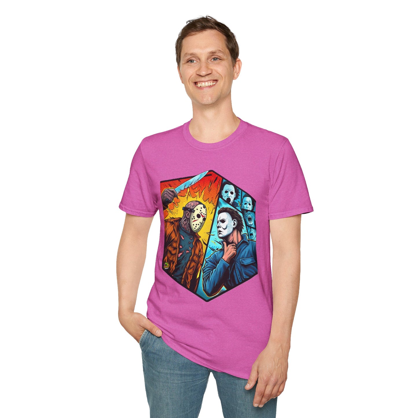 Michael Myers Vintage Shirt | Jason & Michael Halloween Tee