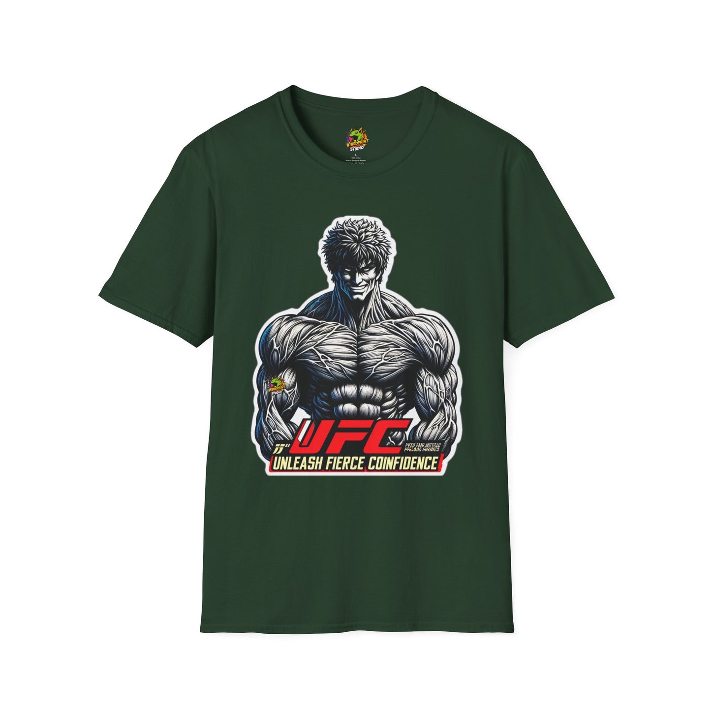 and - UFC T Shirt | Unleash Fierce Confidence | UFC Tee for Gym and Baki Anime Lovers - custom-made. perfect gift idea. Order yours now and stand out with this exclusive piece!