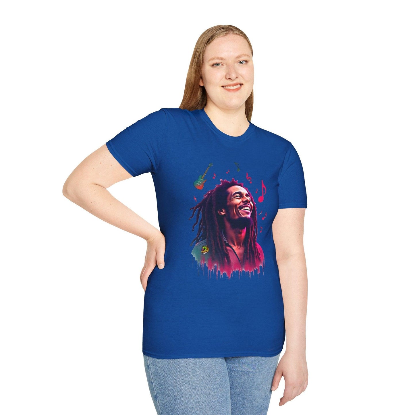 Bob Marley T-Shirt - Vibrant Rasta Revolution