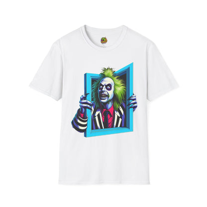 T-Shirt - Beetlejuice Shirt | Funny Halloween T-Shirt for Adults | Beetlejuice Classic Movie Graphic Tee | Spooky Halloween Style - premium material. perfect gift idea. Order yours now and stand out with this exclusive piece!