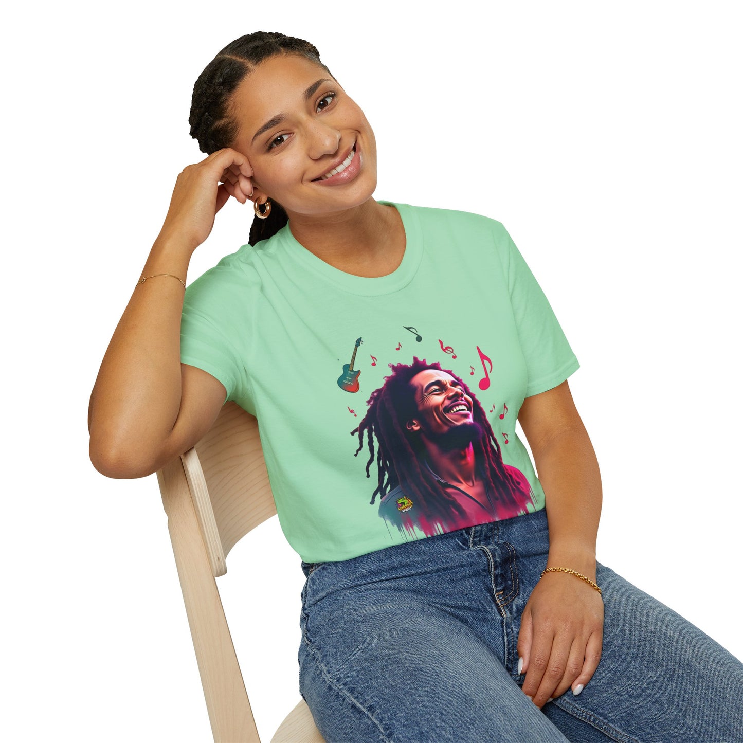 Bob Marley T-Shirt - Vibrant Rasta Revolution