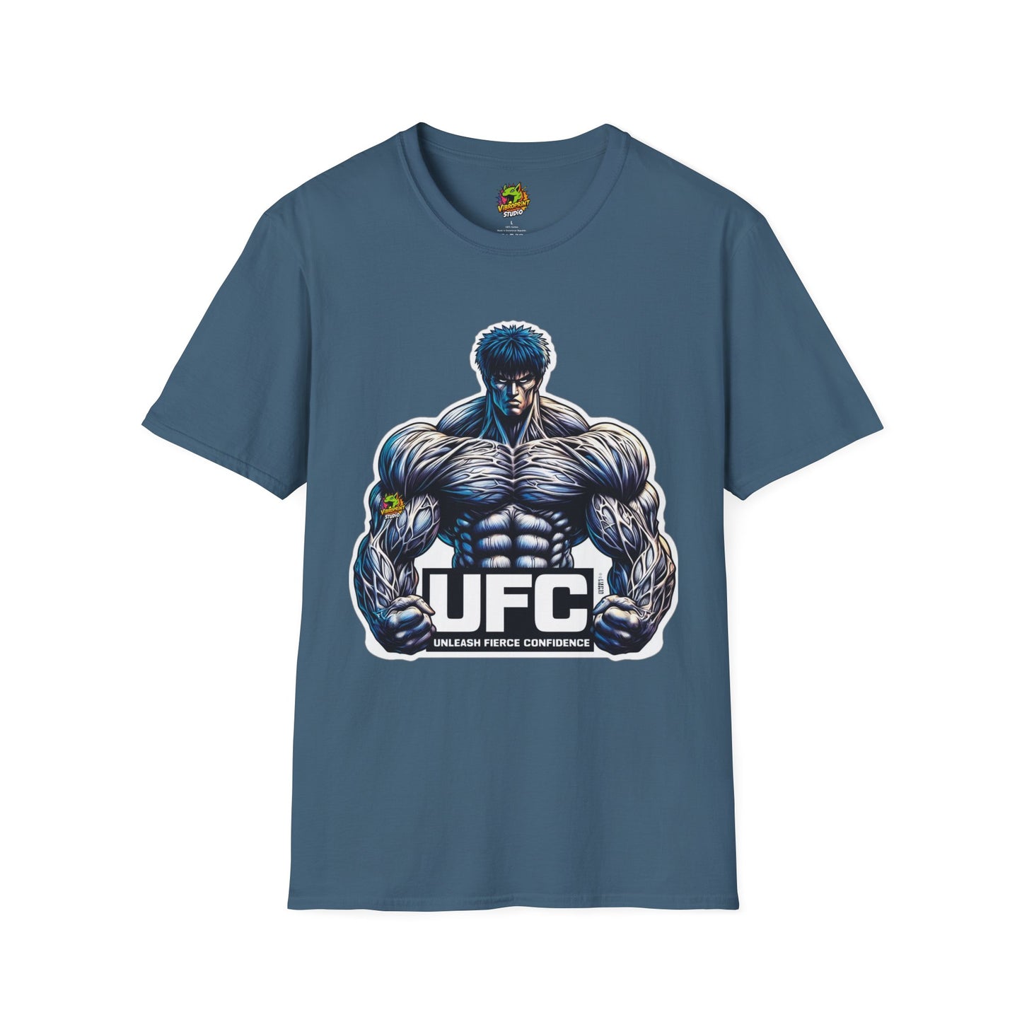 Tee - UFC T Shirt | Unleash Fierce Confidence | Motivational UFC Tee with Baki Anime Inspiration for Gym - custom-made. perfect gift idea. Order yours now and stand out with this exclusive piece!